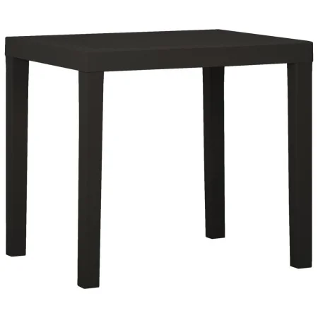 Mesa de jardín de plástico gris antracita 79x65x72 cm de vidaXL, Mesas de jardín - Ref: Foro24-315845, Precio: 77,92 €, Descu...