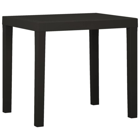 Mesa de jardín de plástico gris antracita 79x65x72 cm de vidaXL, Mesas de jardín - Ref: Foro24-315845, Precio: 76,08 €, Descu...