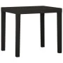 Mesa de jardín de plástico gris antracita 79x65x72 cm de vidaXL, Mesas de jardín - Ref: Foro24-315845, Precio: 77,92 €, Descu...