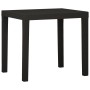 Mesa de jardín de plástico gris antracita 79x65x72 cm de vidaXL, Mesas de jardín - Ref: Foro24-315845, Precio: 76,08 €, Descu...