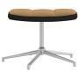 Silla de relax con taburete terciopelo y PVC marrón de , Sillones - Ref: Foro24-327872, Precio: 103,78 €, Descuento: %