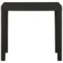 Mesa de jardín de plástico gris antracita 79x65x72 cm de vidaXL, Mesas de jardín - Ref: Foro24-315845, Precio: 77,92 €, Descu...