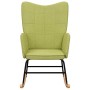 Silla mecedora de tela verde de , Mecedoras - Ref: Foro24-328012, Precio: 127,76 €, Descuento: %