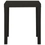 Mesa de jardín de plástico gris antracita 79x65x72 cm de vidaXL, Mesas de jardín - Ref: Foro24-315845, Precio: 77,92 €, Descu...