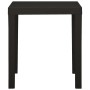 Mesa de jardín de plástico gris antracita 79x65x72 cm de vidaXL, Mesas de jardín - Ref: Foro24-315845, Precio: 76,08 €, Descu...