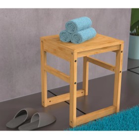 EISL Taburete de baño bambú 35x35x45 cm de , Asientos y bancos para duchas - Ref: Foro24-446510, Precio: 55,56 €, Descuento: %