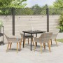 Conjunto de Comedor de Jardín 5 pcs Gris Claro ratán sintético en Mesas de jardín | Comprar online en Foru.es