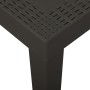 Mesa de jardín de plástico gris antracita 79x65x72 cm de vidaXL, Mesas de jardín - Ref: Foro24-315845, Precio: 76,08 €, Descu...