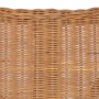 Sofá 2 plazas marrón claro ratán natural y lino de , Sofás - Ref: Foro24-325468, Precio: 404,29 €, Descuento: %