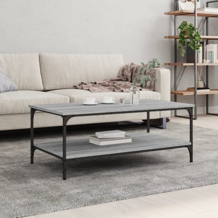 Mesa de centro madera de ingeniería gris Sonoma 100x55x40 cm de , Mesas de centro - Ref: Foro24-832836, Precio: 58,56 €, Desc...