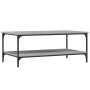 Mesa de centro madera de ingeniería gris Sonoma 100x55x40 cm de , Mesas de centro - Ref: Foro24-832836, Precio: 58,56 €, Desc...
