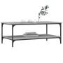 Mesa de centro madera de ingeniería gris Sonoma 100x55x40 cm de , Mesas de centro - Ref: Foro24-832836, Precio: 58,56 €, Desc...