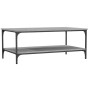 Mesa de centro madera de ingeniería gris Sonoma 100x55x40 cm de , Mesas de centro - Ref: Foro24-832836, Precio: 58,56 €, Desc...