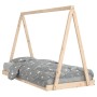 Estructura de cama infantil madera maciza de pino 90x190 cm de , Cunas y camas para niños - Ref: Foro24-834531, Precio: 115,8...