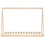Estructura de cama infantil madera maciza de pino 90x190 cm de , Cunas y camas para niños - Ref: Foro24-834531, Precio: 115,8...
