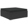 Set de sofás de jardín 8 piezas y cojines ratán sintético negro de , Conjuntos de jardín - Ref: Foro24-46748, Precio: 671,11 ...