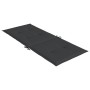 Cojín silla de jardín respaldo alto 2 uds tela negro 120x50x3cm de , Cojines para sillas y sofás - Ref: Foro24-47538, Precio:...