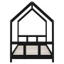 Estructura de cama para niños madera de pino negro 90x200 cm de , Cunas y camas para niños - Ref: Foro24-835720, Precio: 158,...