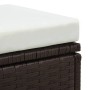 Set muebles de jardín 3 pzas y cojines ratán sintético marrón de , Conjuntos de jardín - Ref: Foro24-48153, Precio: 664,96 €,...