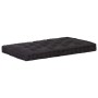 Cojín para palés algodón negro 120x80x10 cm de , Cojines para sillas y sofás - Ref: Foro24-48674, Precio: 59,59 €, Descuento: %