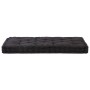 Cojín para palés algodón negro 120x80x10 cm de , Cojines para sillas y sofás - Ref: Foro24-48674, Precio: 59,59 €, Descuento: %