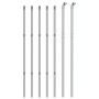 Cerca de alambre plateado 1x10 m de , Paneles de vallas - Ref: Foro24-154001, Precio: 63,46 €, Descuento: %