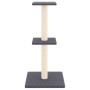 Rascador para gatos con postes de sisal gris oscuro 73 cm de , Mobiliario para gatos - Ref: Foro24-172036, Precio: 28,08 €, D...