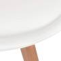 Sillas de comedor 4 unidades plástico blanco de , Sillas de comedor - Ref: Foro24-244784, Precio: 276,40 €, Descuento: %