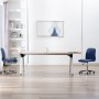 Sillas de comedor 2 unidades tela azul de , Sillas de comedor - Ref: Foro24-283603, Precio: 118,97 €, Descuento: %