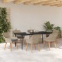 Conjunto de Comedor de Jardín 7 pcs Gris Claro ratán sintético en Mesas de jardín | Comprar online en Foru.es