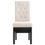 Sillas de comedor 6 unidades tela color crema de , Sillas de comedor - Ref: Foro24-276968, Precio: 572,73 €, Descuento: %