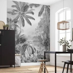 Komar Mural fotográfico Lac Tropical Black & White 200x270 cm de Komar, Papel pintado - Ref: Foro24-434248, Precio: 93,11 €, ...