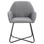 Sillas de comedor 6 unidades de tela gris claro de , Sillas de comedor - Ref: Foro24-277095, Precio: 604,70 €, Descuento: %