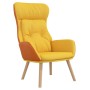 Sillón de relax de tela y PVC amarillo mostaza de , Sillones - Ref: Foro24-341308, Precio: 103,09 €, Descuento: %