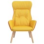 Sillón de relax de tela y PVC amarillo mostaza de , Sillones - Ref: Foro24-341308, Precio: 103,09 €, Descuento: %