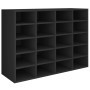 Zapatero de madera contrachapada negro 92x30x67,5 cm de , Zapateros y organizadores de calzado - Ref: Foro24-340216, Precio: ...