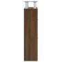 Mueble zapatero madera contrachapada marrón roble 63x24x104 cm de , Zapateros y organizadores de calzado - Ref: Foro24-342569...