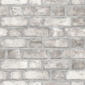 Homestyle Papel pintado Brick Wall gris y blanco roto de Noordwand, Papel pintado - Ref: Foro24-434257, Precio: 32,27 €, Desc...