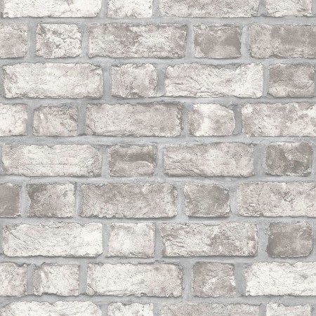 Homestyle Papel pintado Brick Wall gris y blanco roto de Noordwand, Papel pintado - Ref: Foro24-434257, Precio: 30,07 €, Desc...