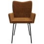 Sillas de comedor 2 unidades terciopelo marrón de , Sillas de comedor - Ref: Foro24-344806, Precio: 126,76 €, Descuento: %