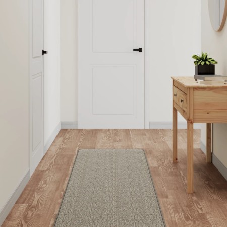 Alfombra de pasillo con aspecto de sisal gris taupe 50x150 cm de , Alfombras - Ref: Foro24-355765, Precio: 33,28 €, Descuento: %
