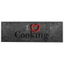 Alfombra de cocina lavable Cooking 60x300 cm de vidaXL, Felpudos - Ref: Foro24-315953, Precio: 58,96 €, Descuento: %