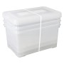 Curver Juego de cajas de almacenamiento Handy transparente 3x50 L de , Cestas para almacenaje - Ref: Foro24-443854, Precio: 7...