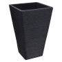ProGarden Maceta estriada cuadrada gris antracita 55 cm de , Maceteros y jardineras - Ref: Foro24-443191, Precio: 47,83 €, De...