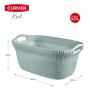 Curver Cesto para la ropa sucia Knit azul claro 40 L de , Cestas para ropa - Ref: Foro24-443840, Precio: 35,09 €, Descuento: %