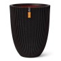 Capi Jarrón elegante Groove negro 34x46 cm de , Maceteros y jardineras - Ref: Foro24-445496, Precio: 75,01 €, Descuento: %