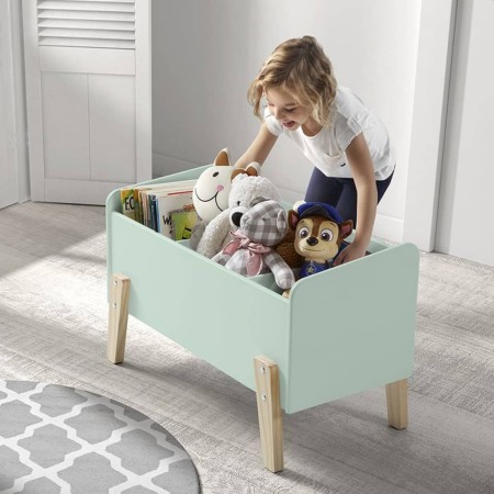 Vipack Caja para juguetes Kiddy madera verde mint de , Baúles para juguetes - Ref: Foro24-442721, Precio: 77,51 €, Descuento: %