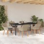Conjunto de Comedor de Jardín 7 pcs Gris Claro ratán sintético en Mesas de jardín | Comprar online en Foru.es