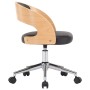 Sillas de comedor giratorias 2 uds madera curvada y cuero negro de , Sillas de comedor - Ref: Foro24-3054917, Precio: 286,95 ...