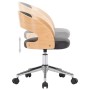 Sillas de comedor giratorias 2 uds madera curvada y cuero negro de , Sillas de comedor - Ref: Foro24-3054917, Precio: 286,95 ...